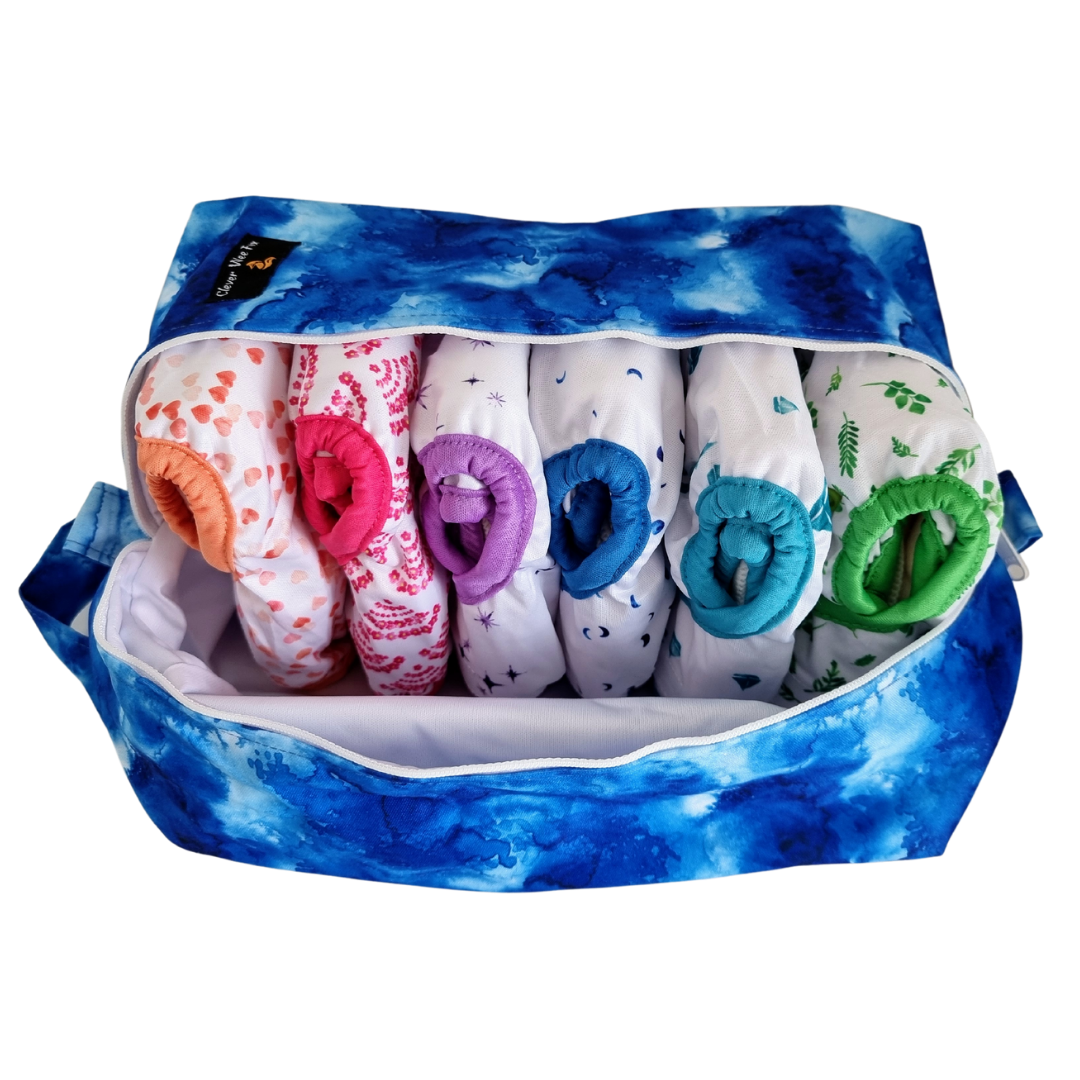 Newborn Nappy Splash of Colour Bundle Clever Wee Fox