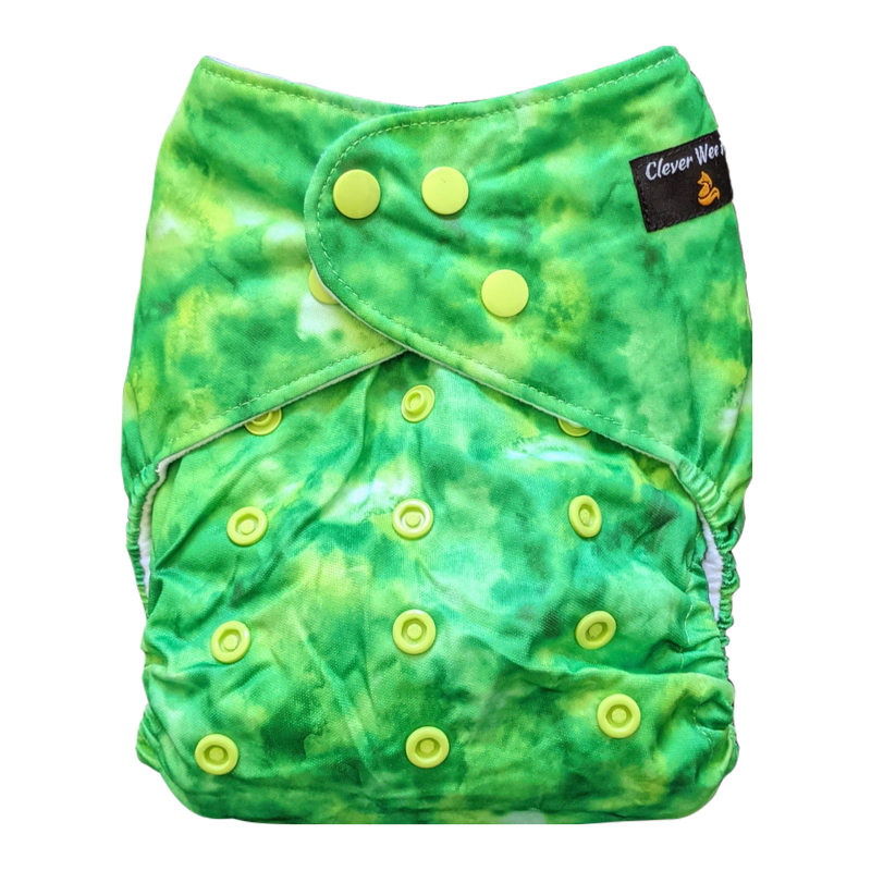 AI2 Pocket Nappy - Green Splash
