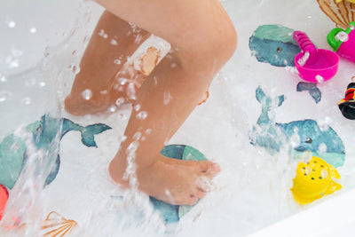 Slip-Safe Bath Spots - Blue Whale