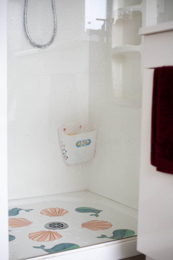 Slip-Safe Bath Spots - Blue Whale