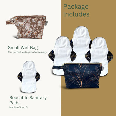 Mimi & Co - Reusable Sanitary Pads 3pack V2 - Bonnie