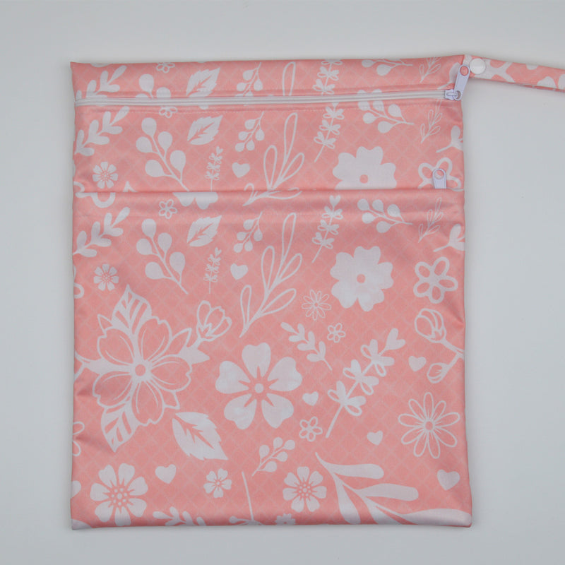 Wet Bags - Pink & White Floral