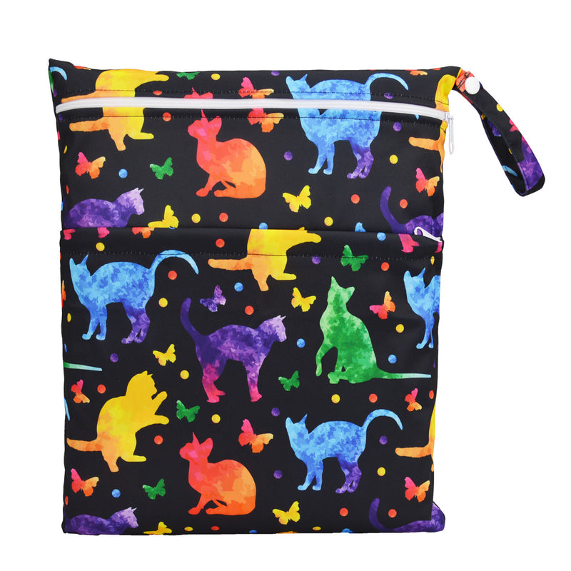 Wet Bags - Colourful Cats