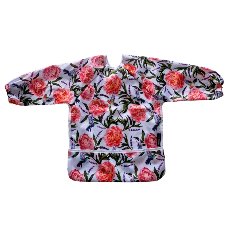 Sleeved Bibs - Hummingbirds