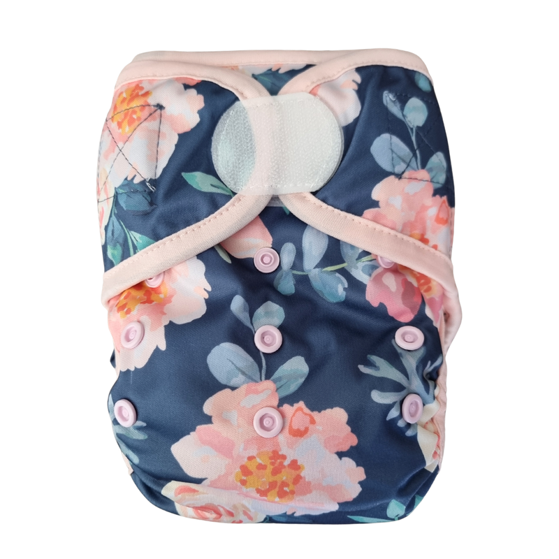 Basic Double Gusset Nappy Covers - Vintage Bloom